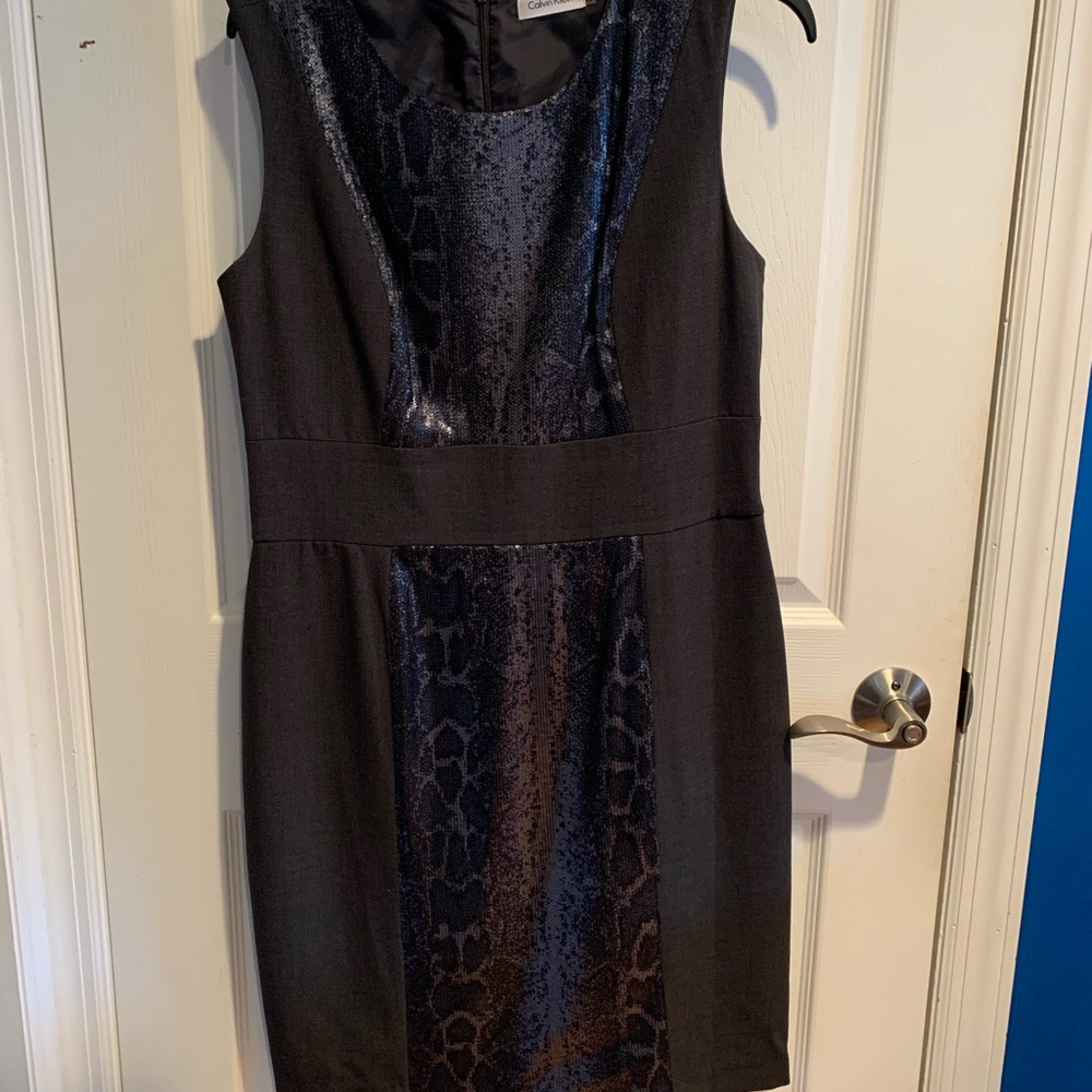 Calvin Klein Black Sleeveless Dress